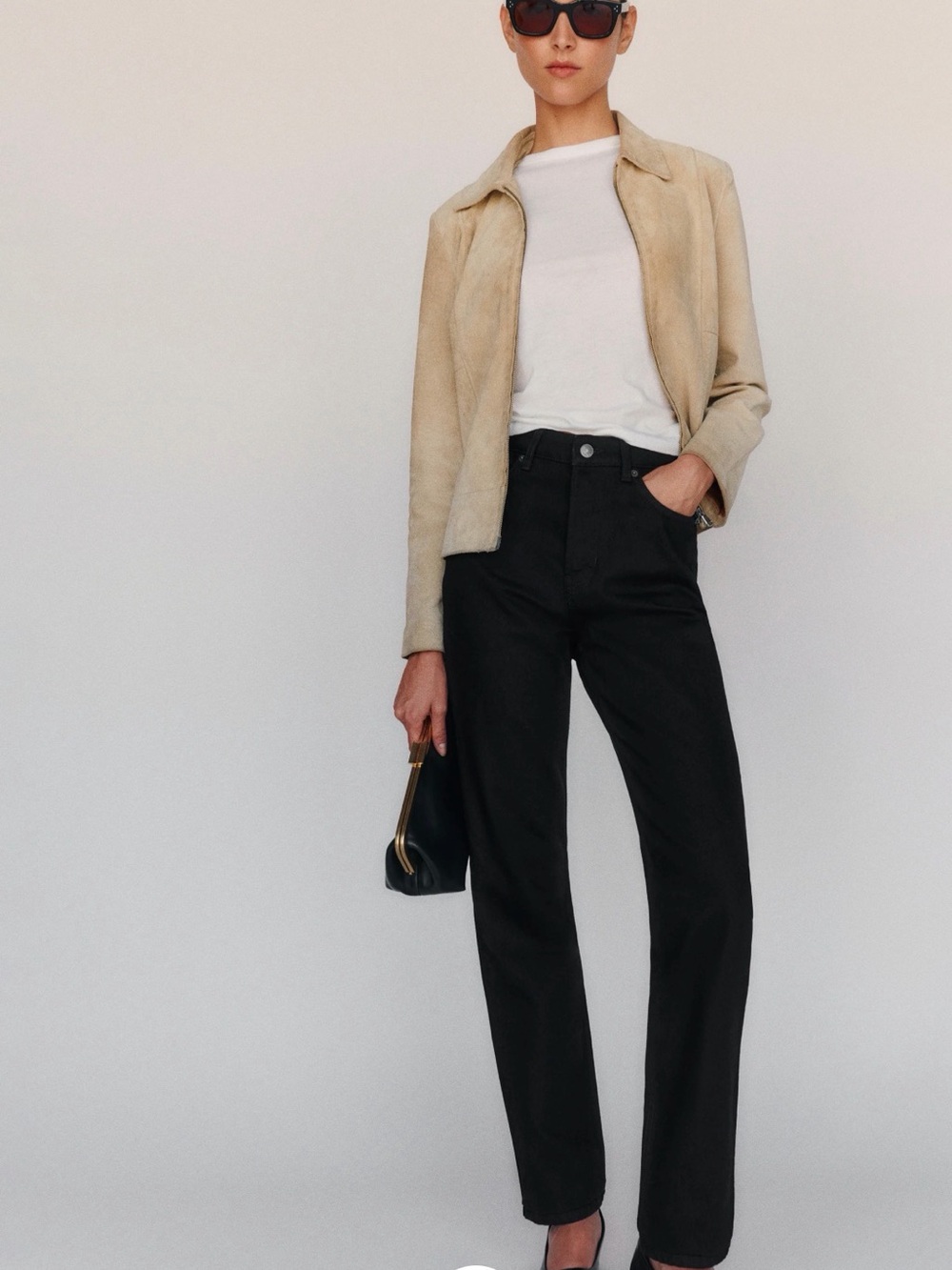 Reformation Cynthia High Rise Straight Jeans